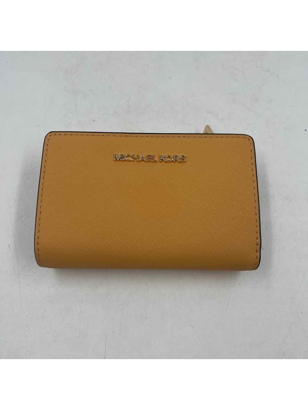 Michael Kors Women's Yellow Luxe textured Wallet